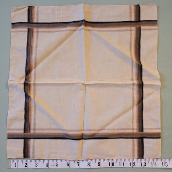 8 Vintage Handkerchief Bundle 8 Pieces Assorted Patterns Retro Classic - Picture 9 of 9